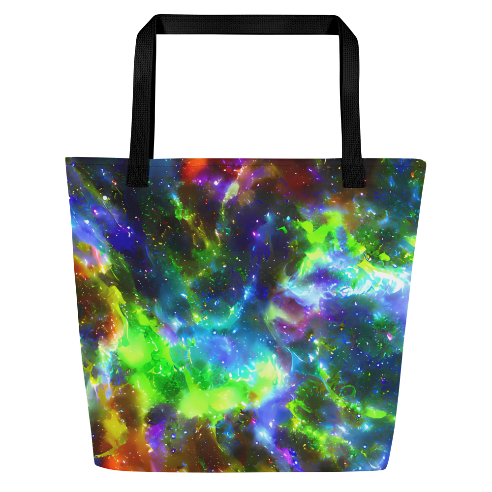 Large Tote Bag w/ Pocket - Neer Nebula