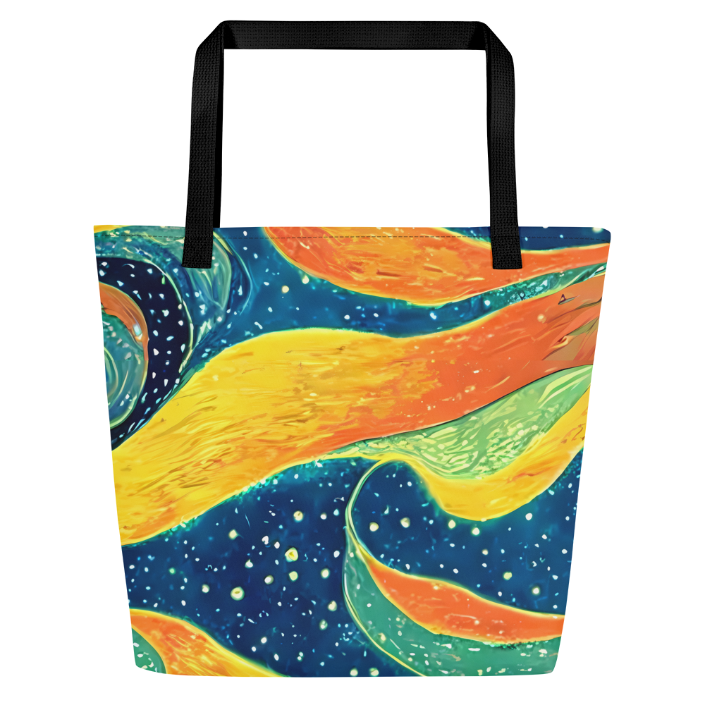 Large Tote Bag w/ Pocket - Celestial Harmony