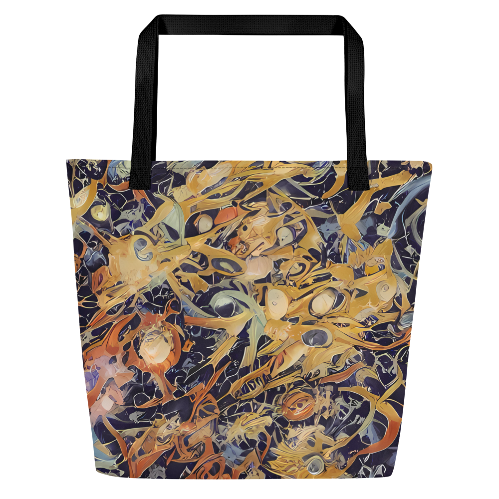 Large Tote Bag w/ Pocket - Quantum Symmetry