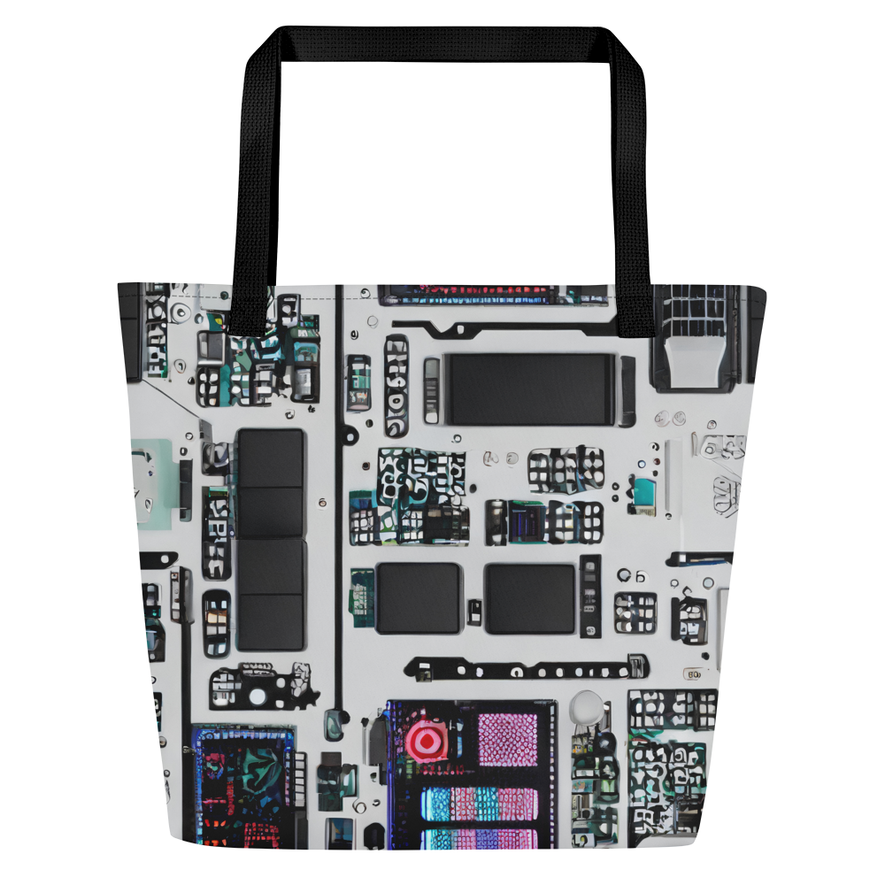 Large Tote Bag w/ Pocket - Wired Wonders