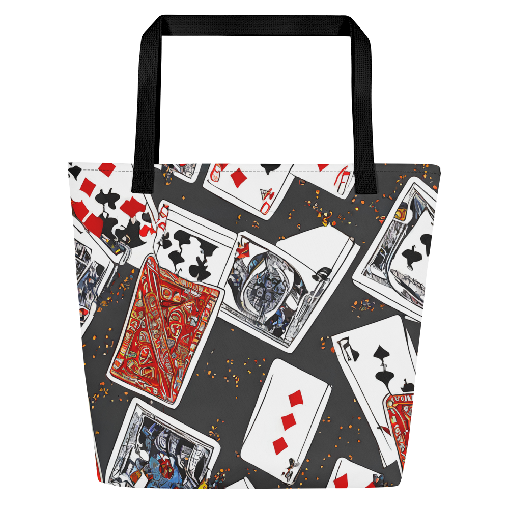 Large Tote Bag w/ Pocket - Decked Out Dreams