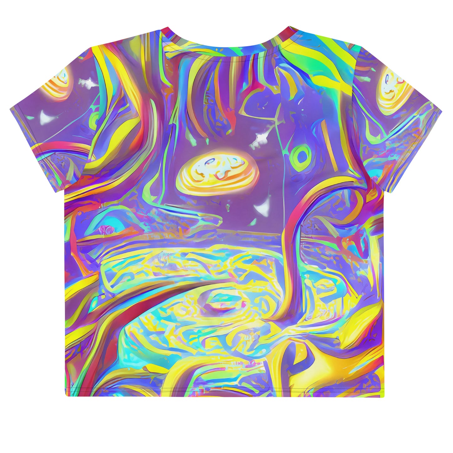 Women's Crop Tee - Daliesque Drift