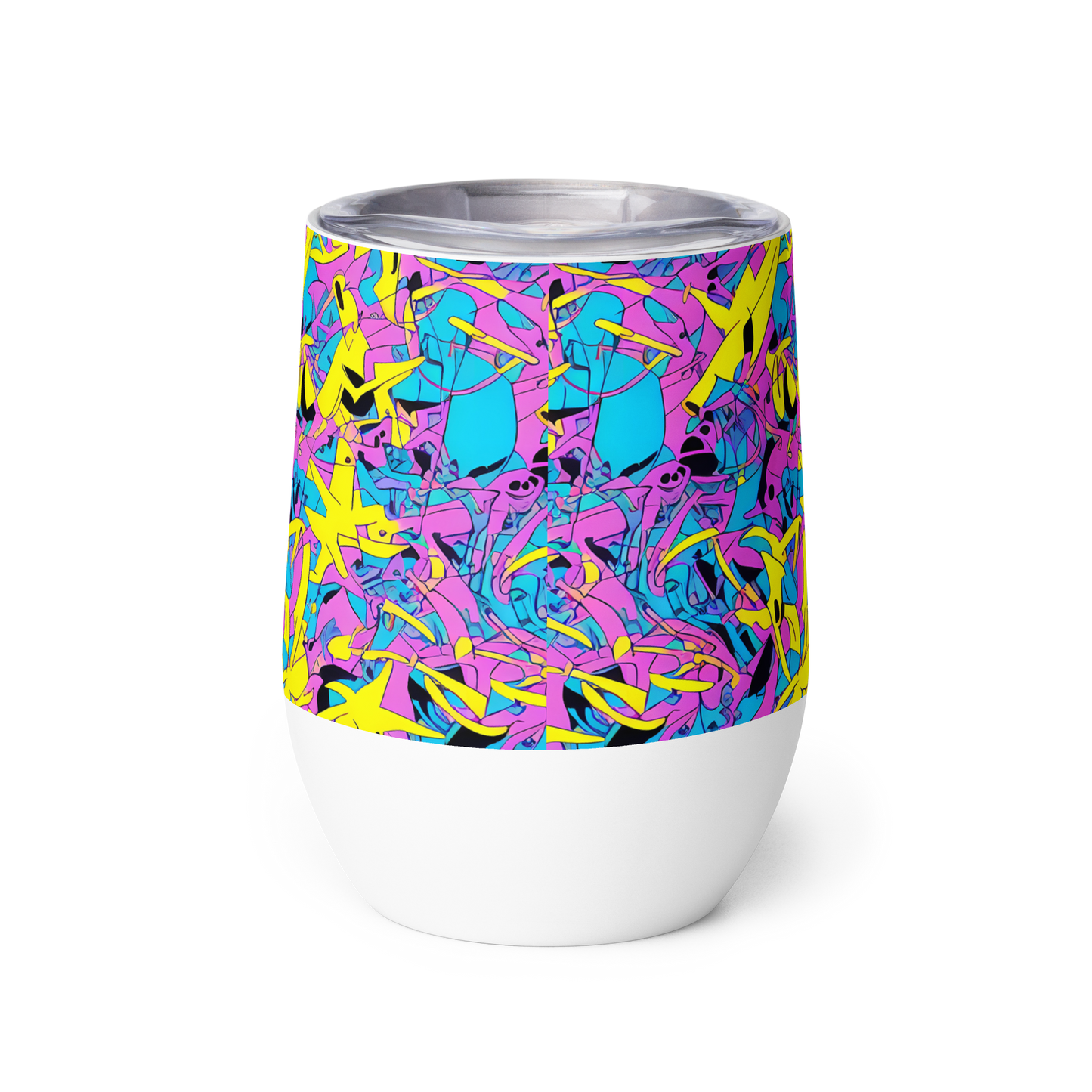 Wine Tumbler - Neon Jive