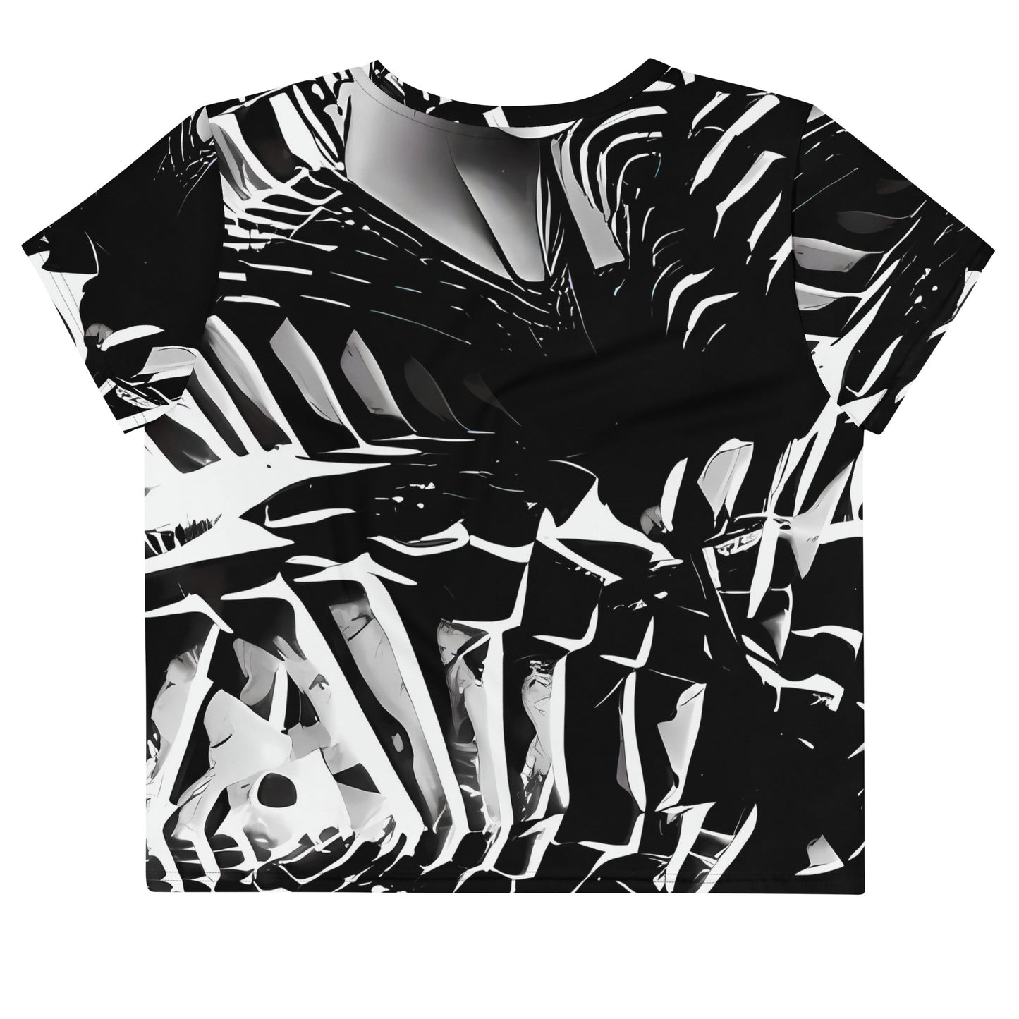 Women's Crop Tee - Illusion Vortex