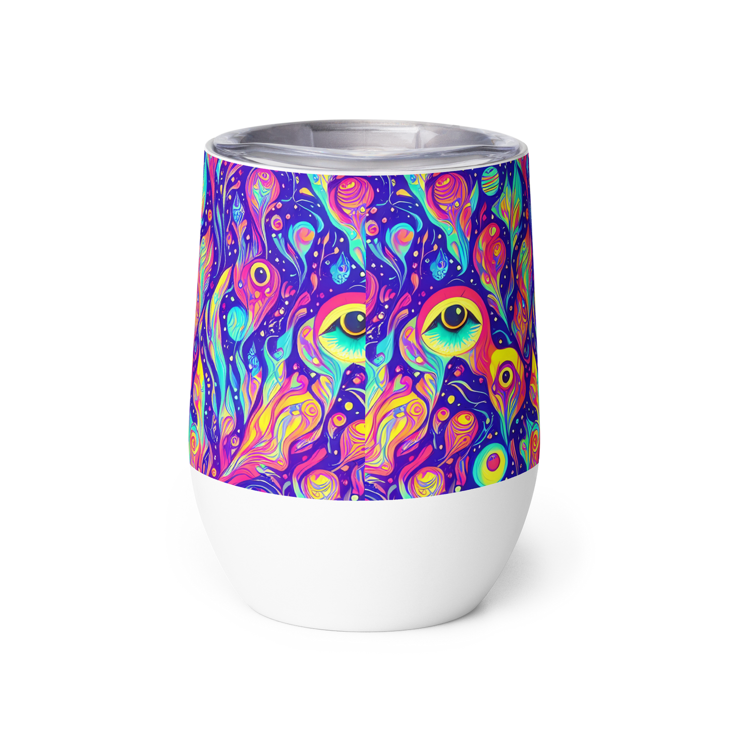 Wine Tumbler - Mystic Petal Dance