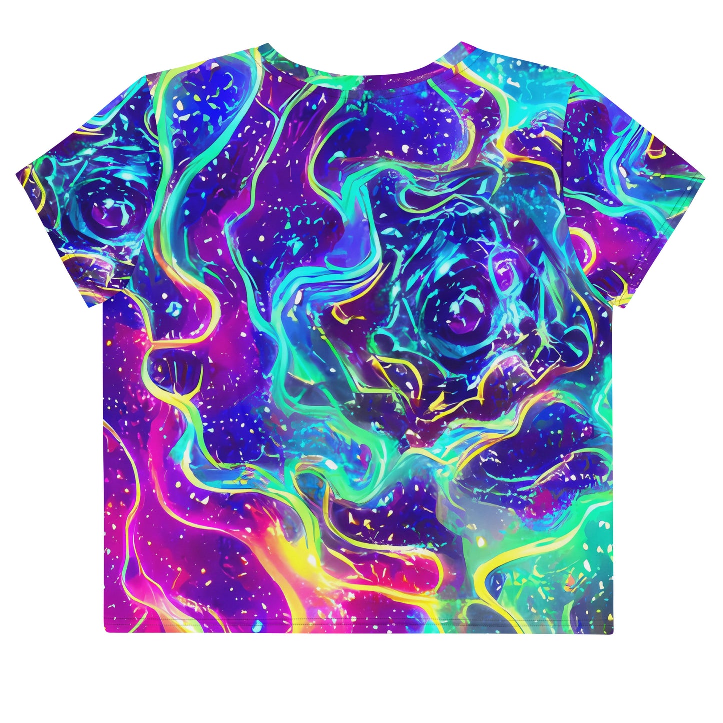 Women's Crop Tee - Liquid Light Show