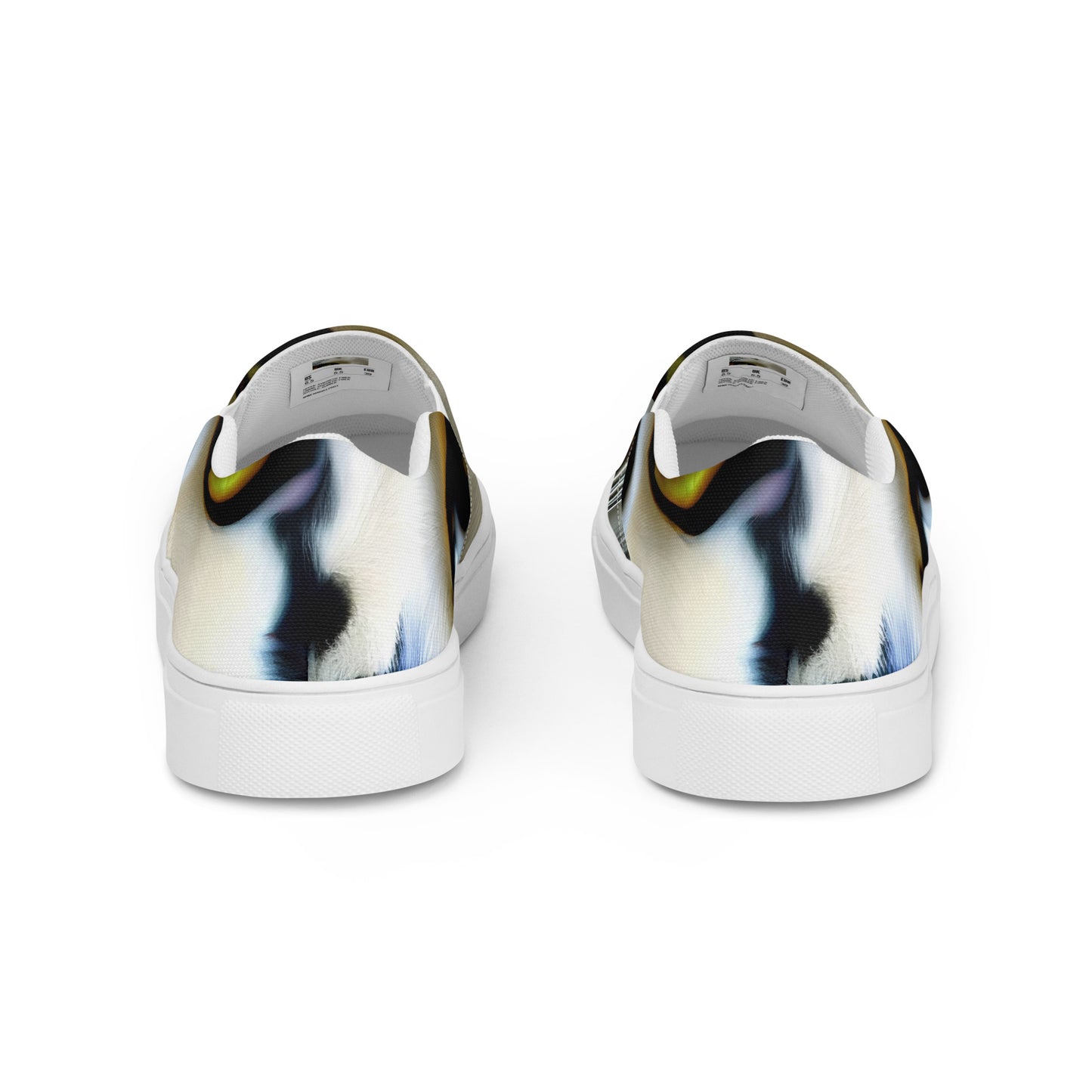 Men's Slip-On Canvas Shoes - Feline Fancy