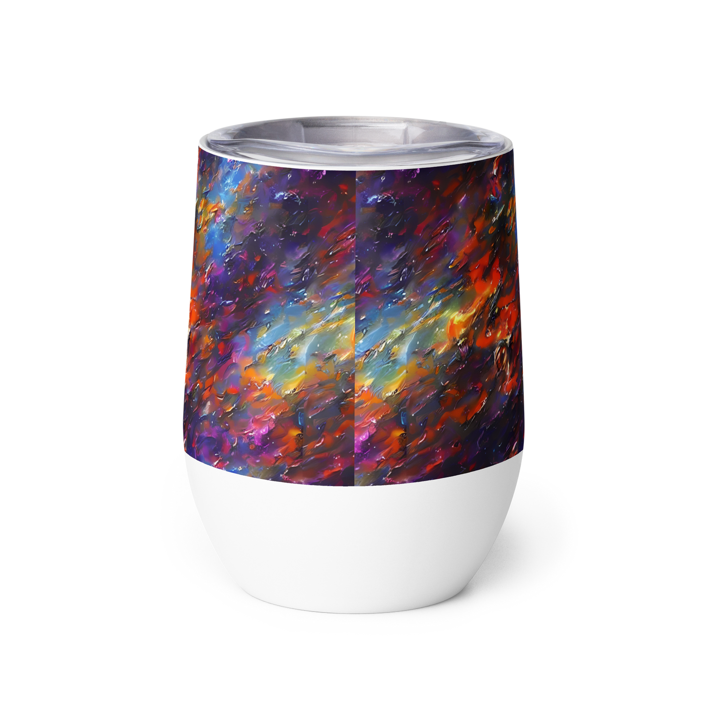 Wine Tumbler - Auroral Ripples