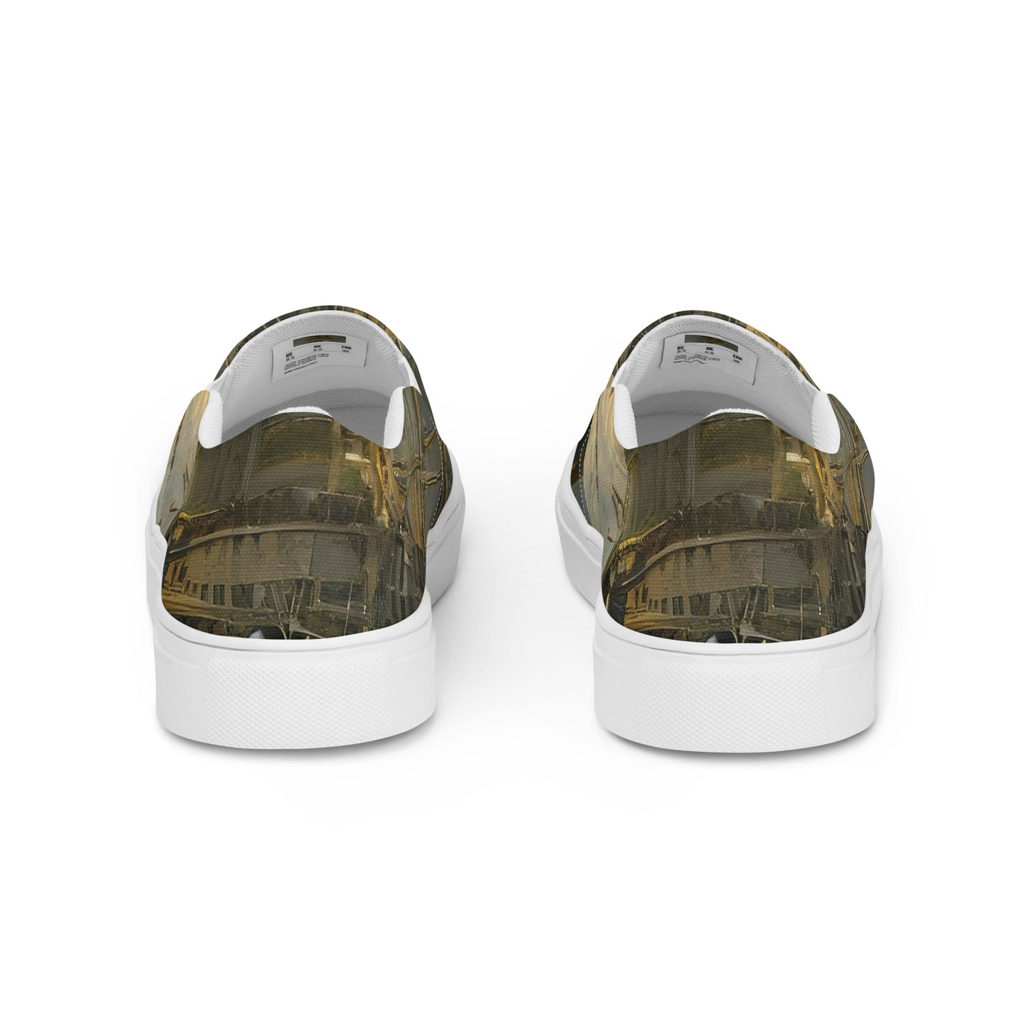 Men's Slip-On Canvas Shoes - Ethereal Armada