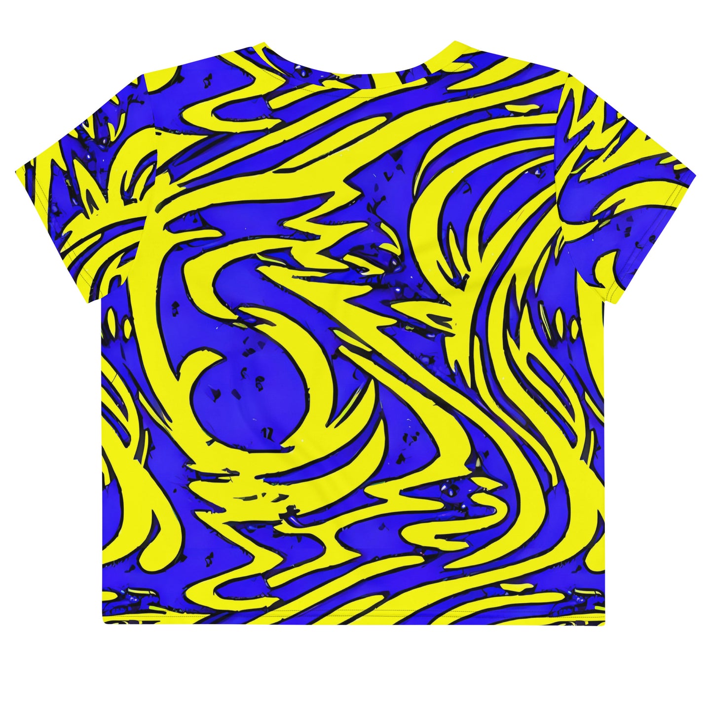 Women's Crop Tee - Fleeting Firefly