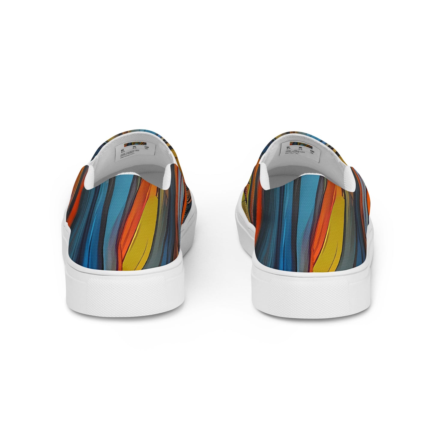 Men's Slip-On Canvas Shoes - Spectral Strands