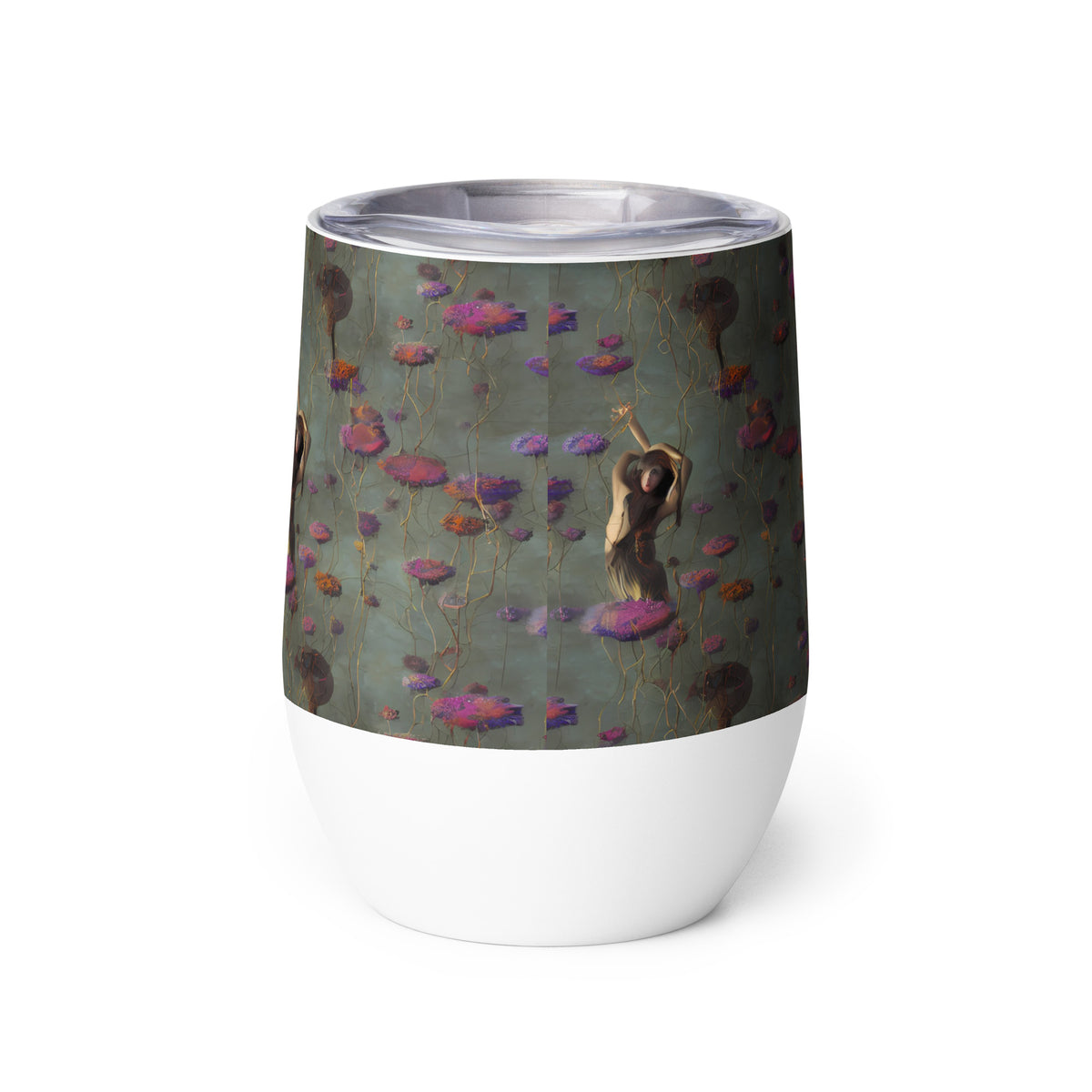 Wine Tumbler - Ethereal Bloom