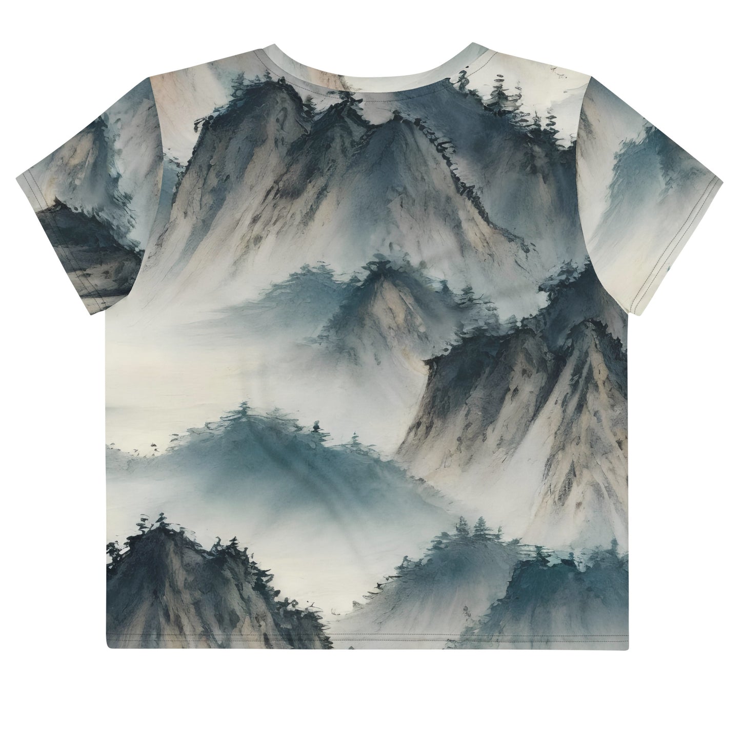 Women's Crop Tee - Misty Peaks