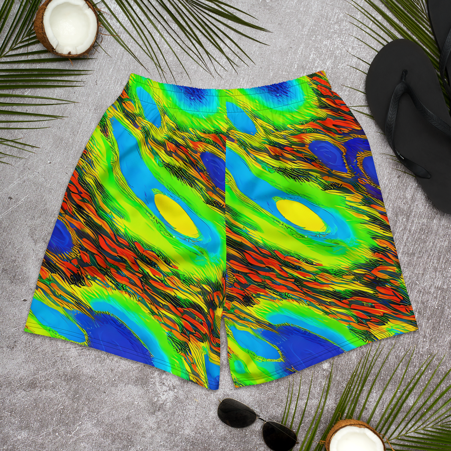 Men's Athletic Shorts - Hodgkin's Blaze