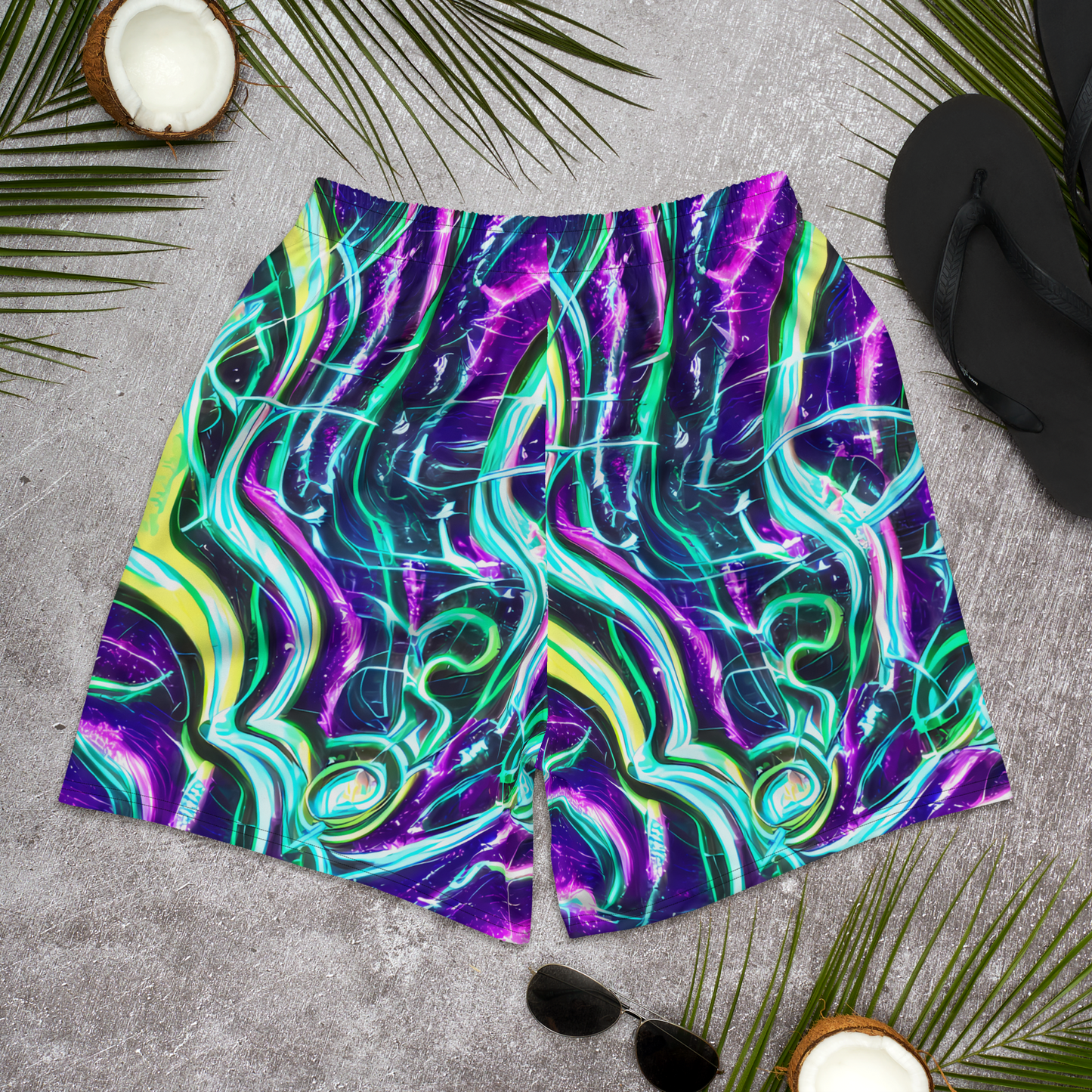 Men's Athletic Shorts - Quesnel's Vortex