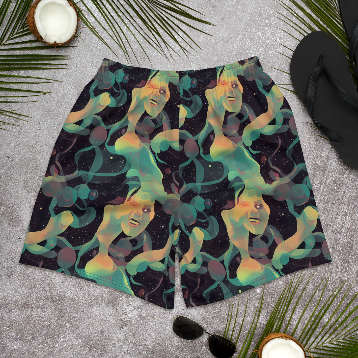 Men's Athletic Shorts - Astral Rhythms