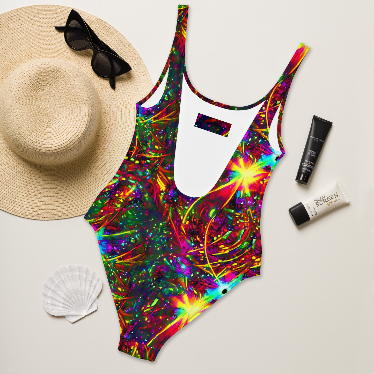 One-Piece Swimsuit - Stellar Burst