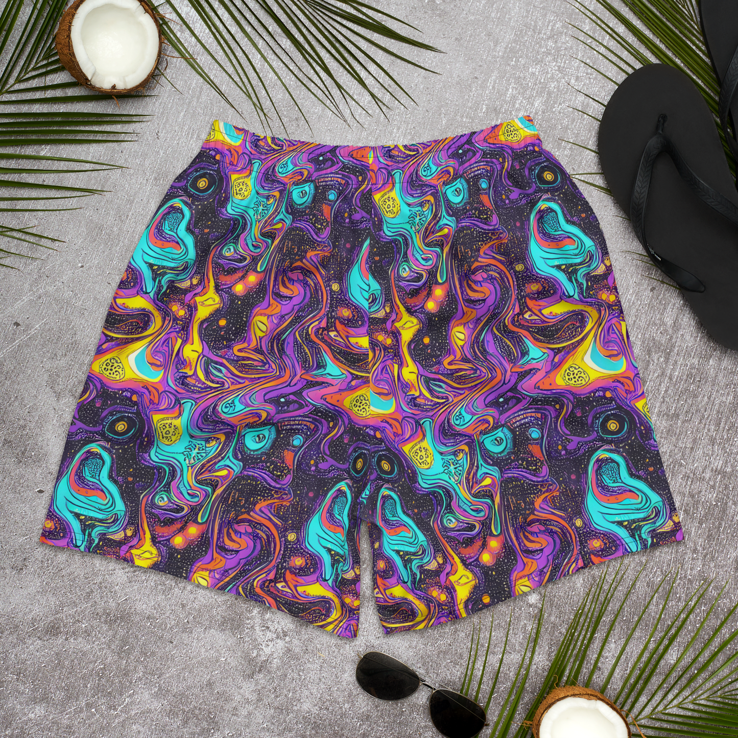 Men's Athletic Shorts - Hutty Nebula