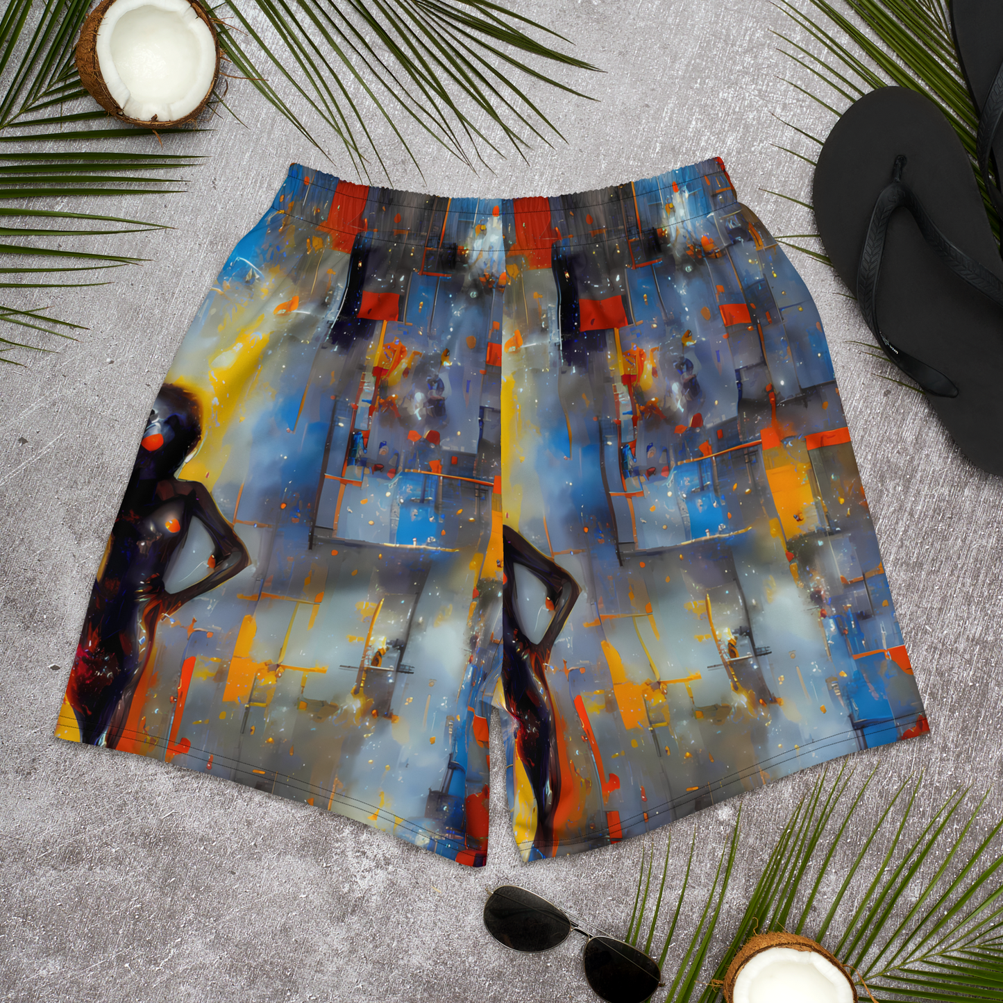 Men's Athletic Shorts - Neoblock Fusion