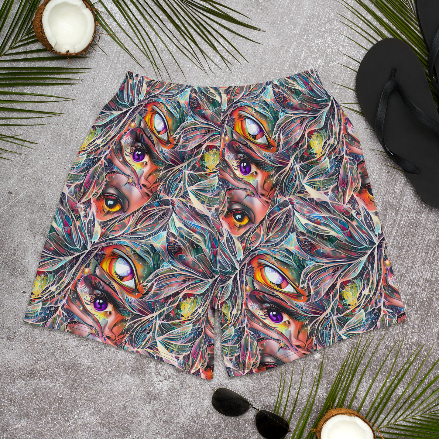 Men's Athletic Shorts - Prismatic Reverie