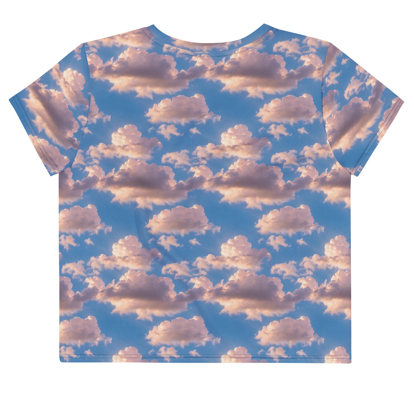 Women's Crop Tee - Cotton Candy Skies