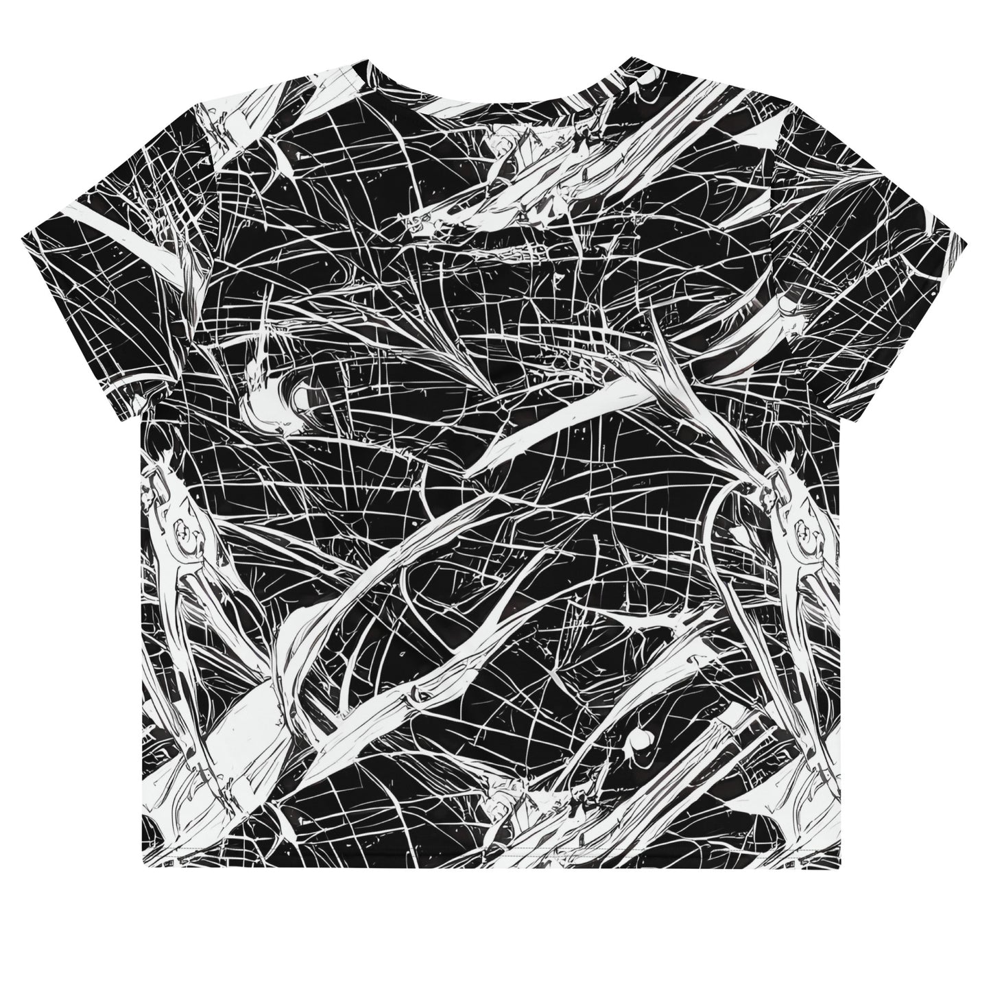 Women's Crop Tee - Stormy Serenity