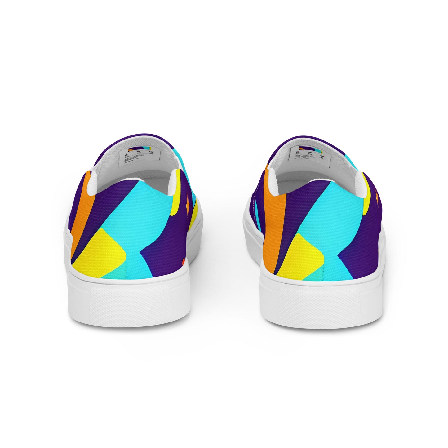 Men's Slip-On Canvas Shoes - Gerace Geometry