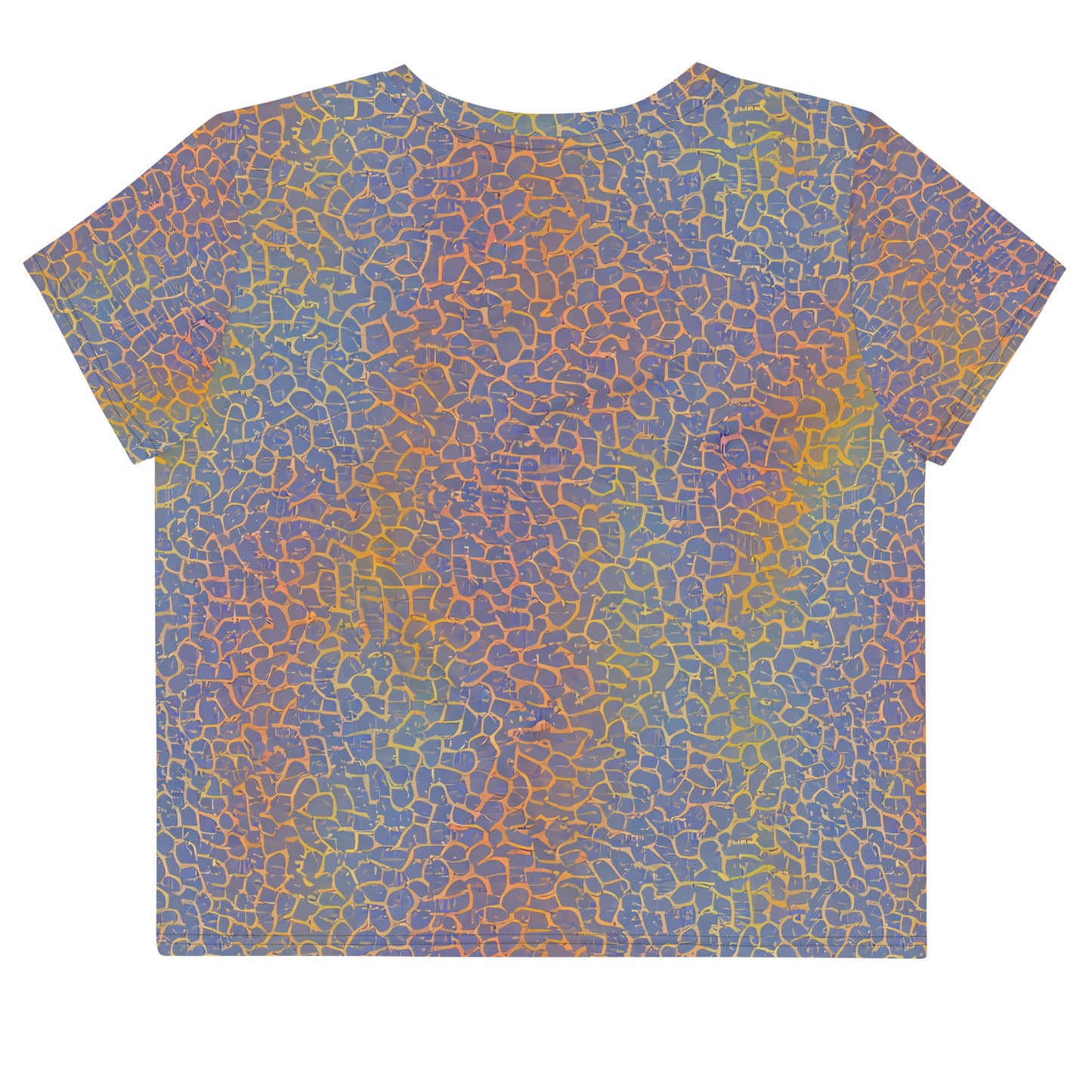 Women's Crop Tee - Martian Gridlock
