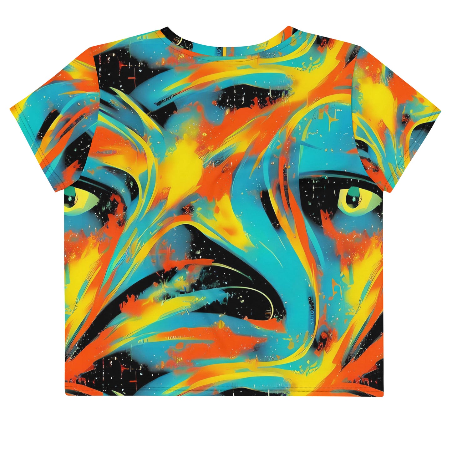 Crop Tee - Solar Swoosh