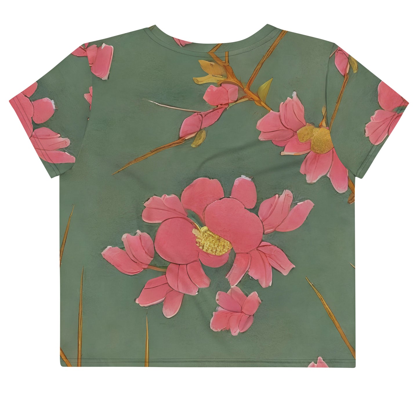 Women's Crop Tee - Petal Symphony