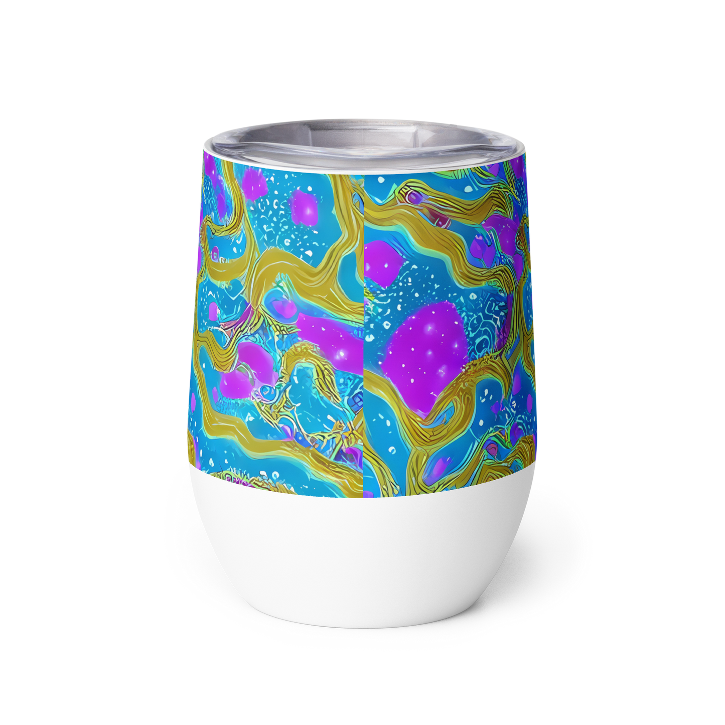 Wine Tumbler - Mystic Waves