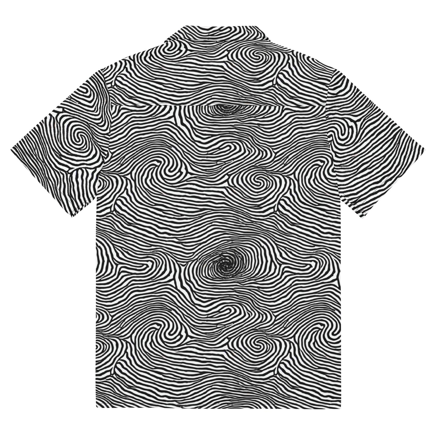 Button Shirt - Black And White Rhapsody