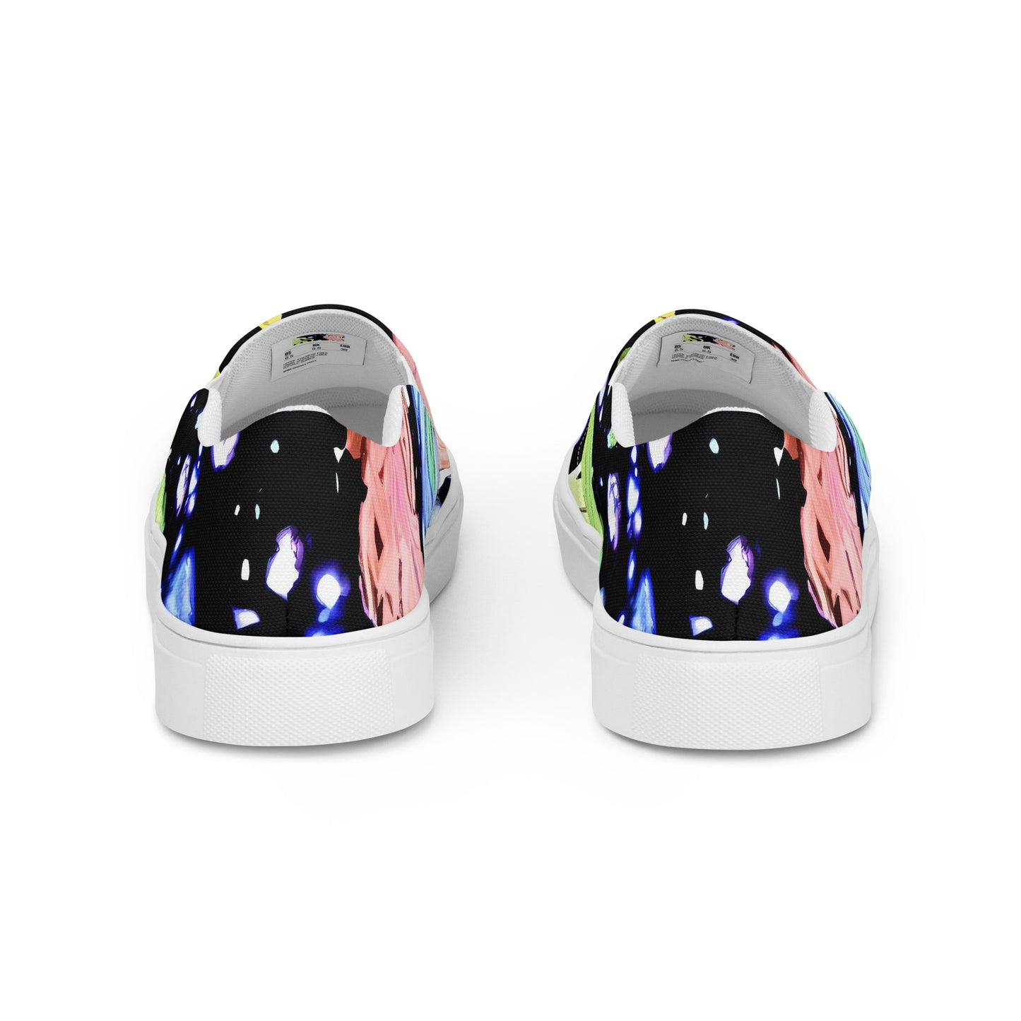 Men's Slip-On Canvas Shoes - Celestial Serenade