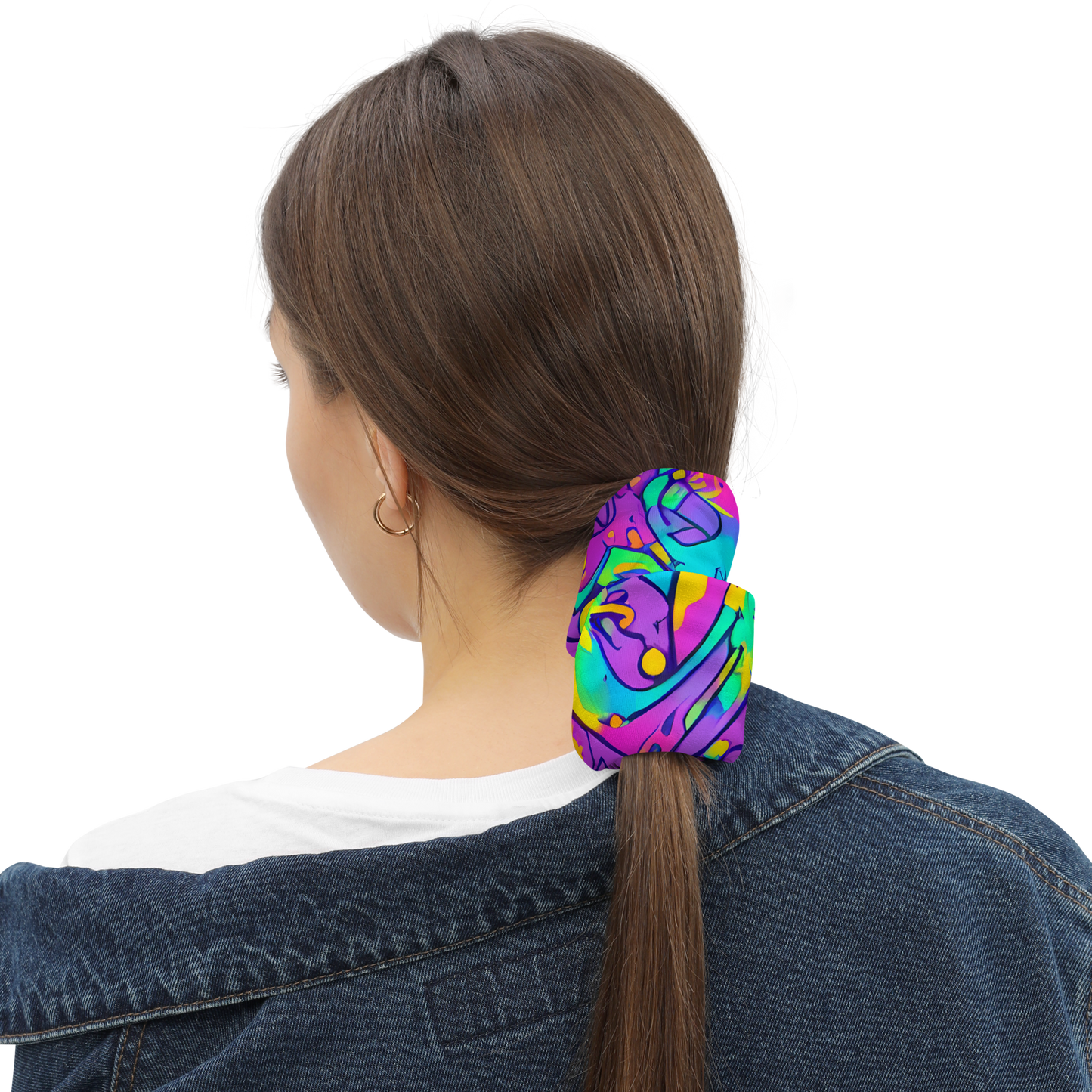 Neck Gaiter - Neon Galaxy Whirl