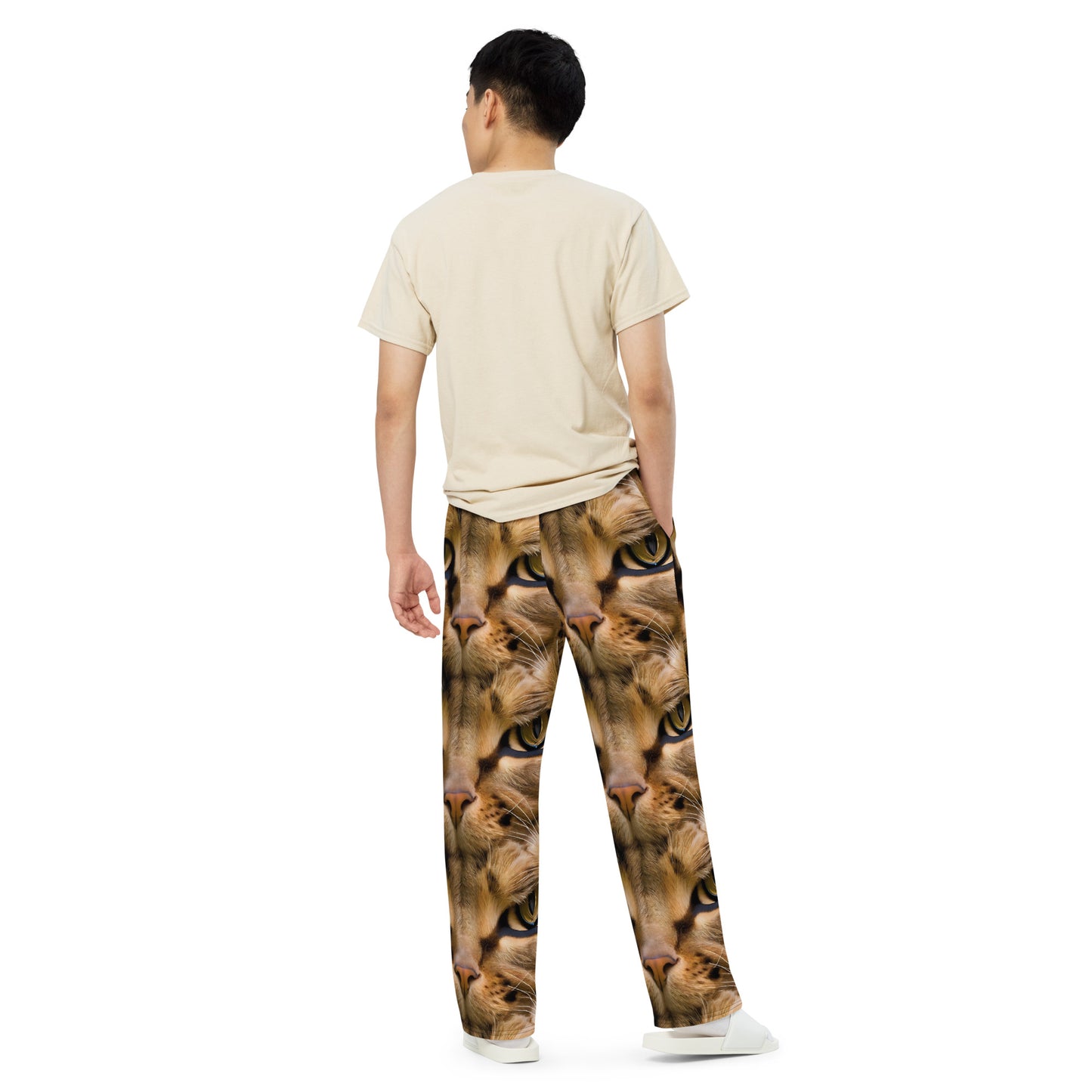 Wide-Leg Pants - Feline Whisper