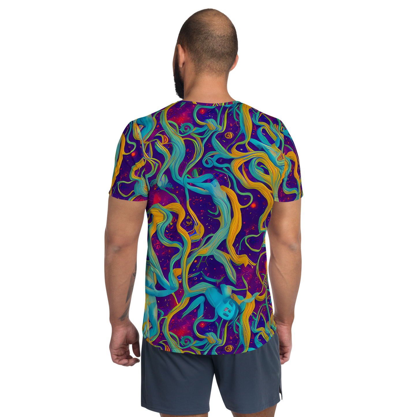 Men's Athletic T-Shirt - Etherial Entwine