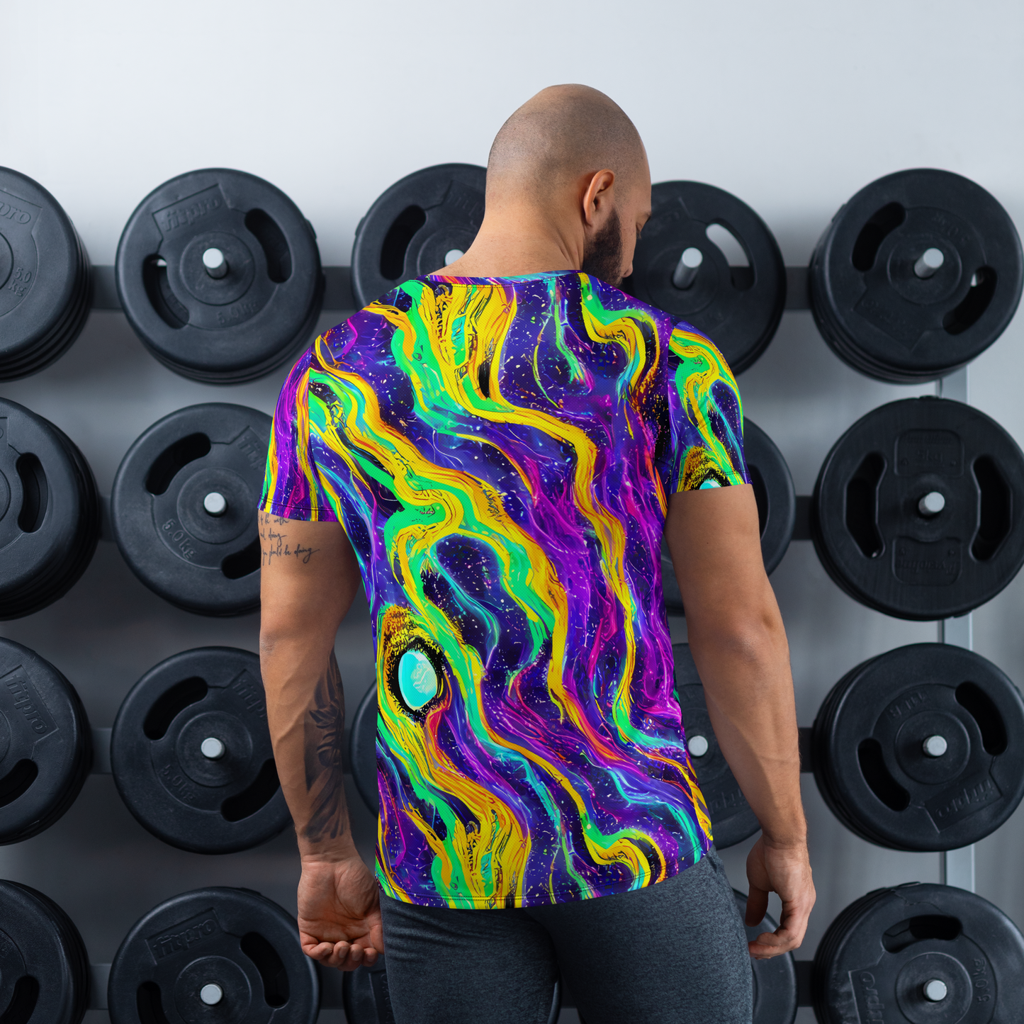 Men's Athletic T-Shirt - Jackson Swirl