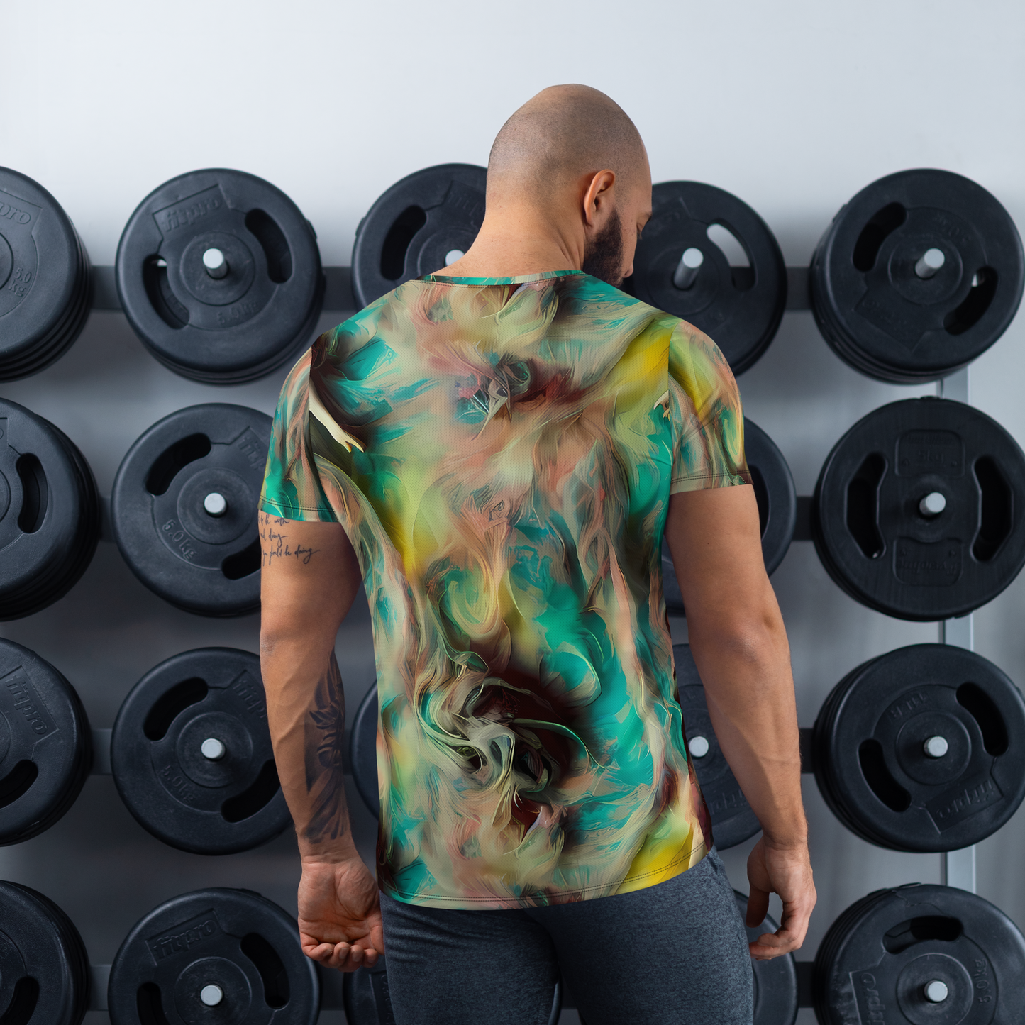 Men's Athletic T-Shirt - Enchanted Fusion