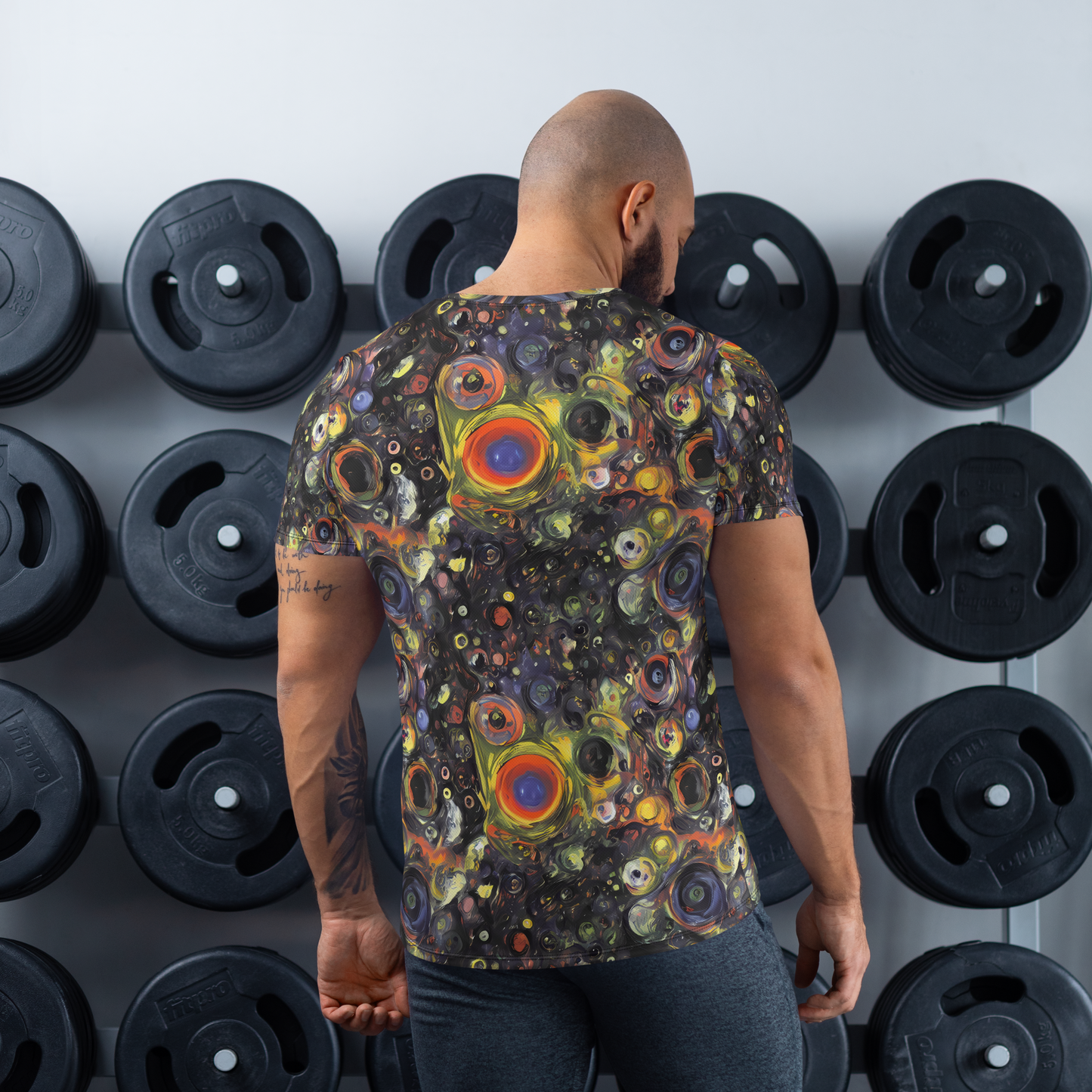 Men's Athletic T-Shirt - Stellar Spin