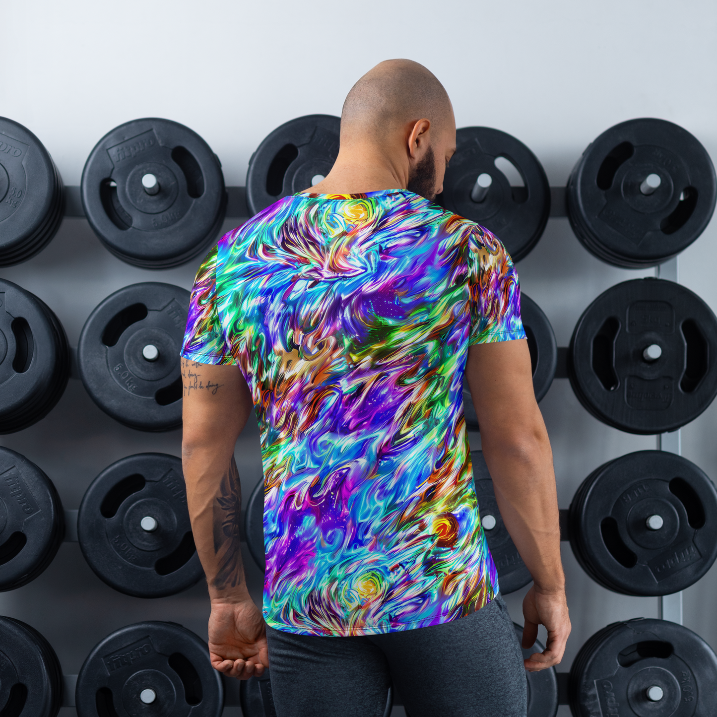 Men's Athletic T-Shirt - Faini Whirlwind