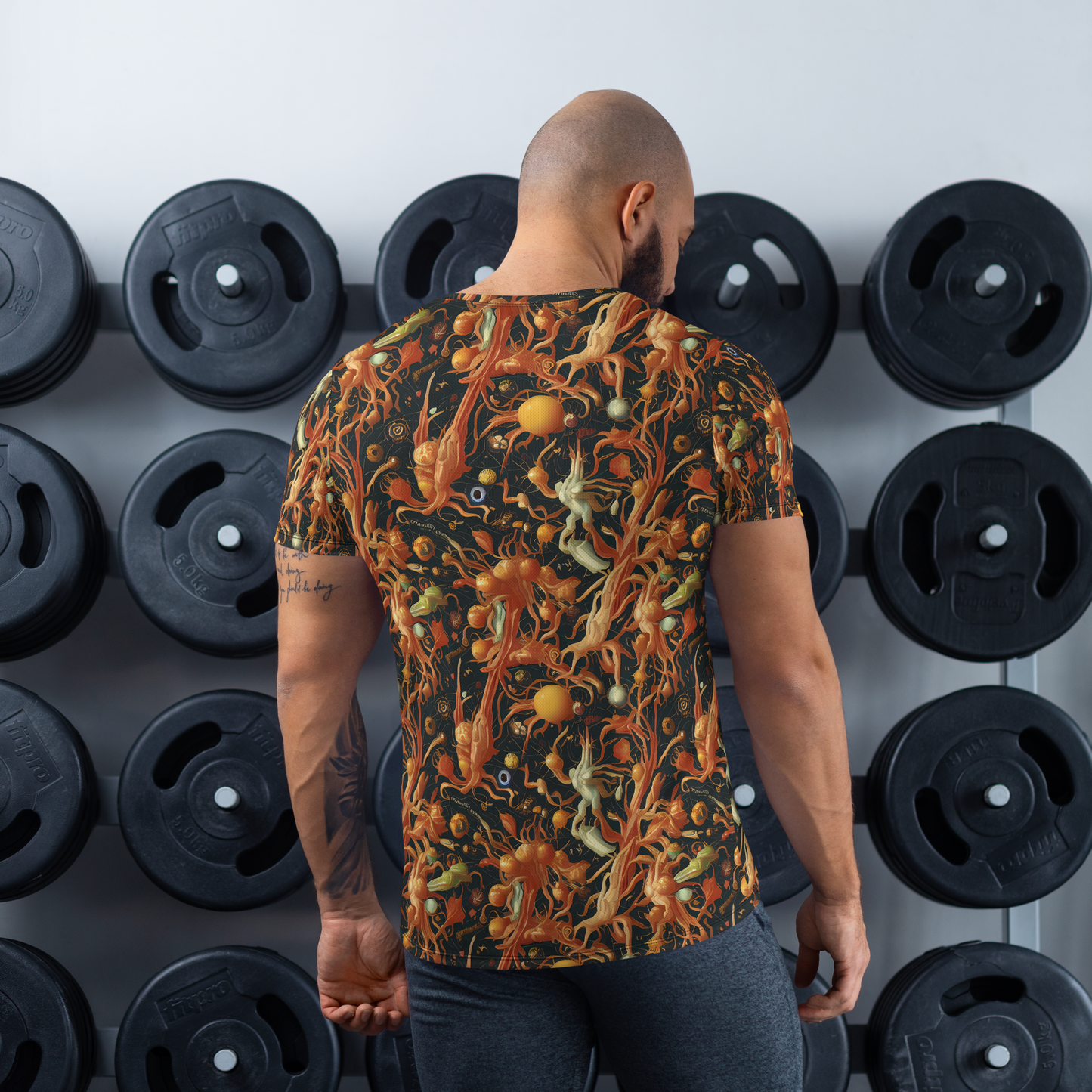 Men's Athletic T-Shirt - Bosschaert's Nebula