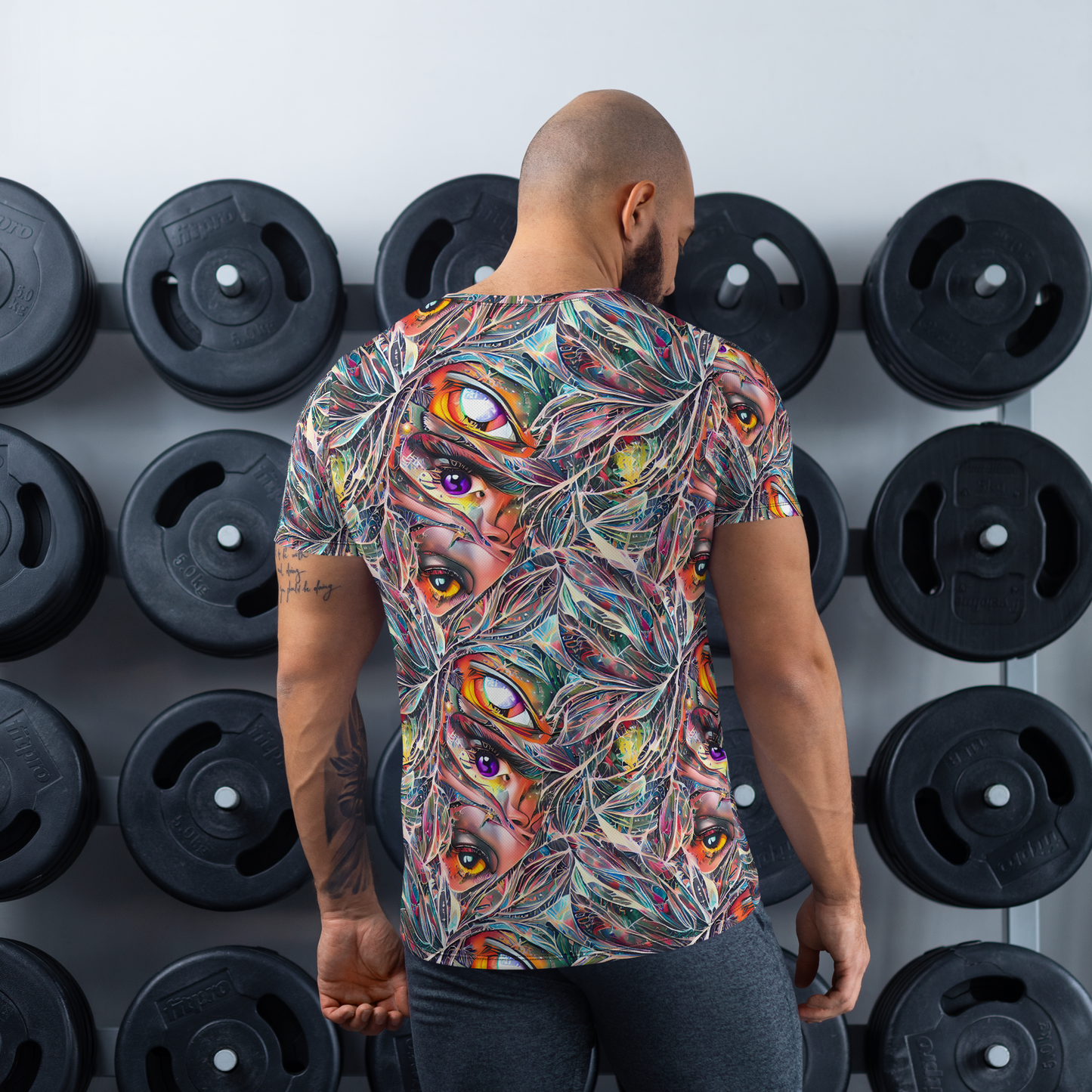 Men's Athletic T-Shirt - Prismatic Reverie