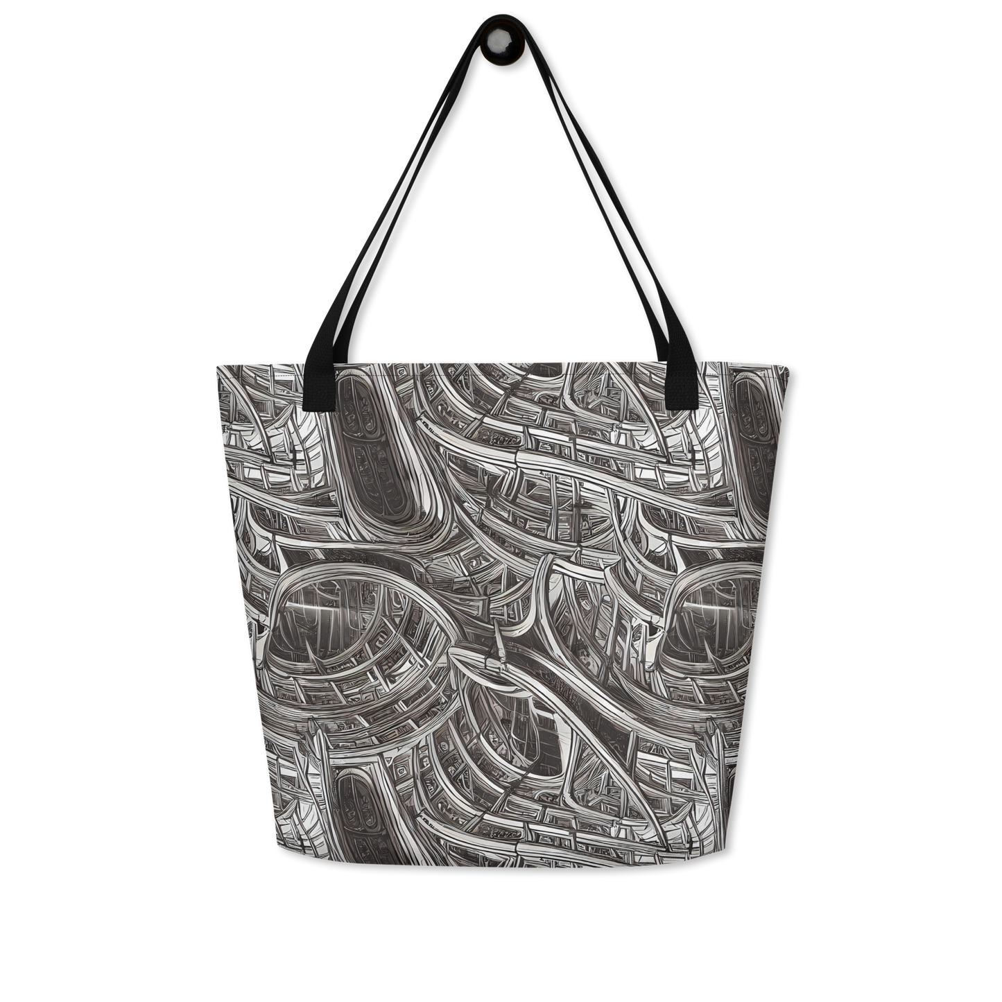 Large Tote Bag w/ Pocket - Piranesi's Dream