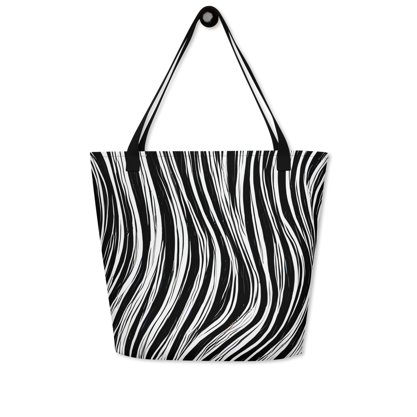 Large Tote Bag w/ Pocket - Weston Waves