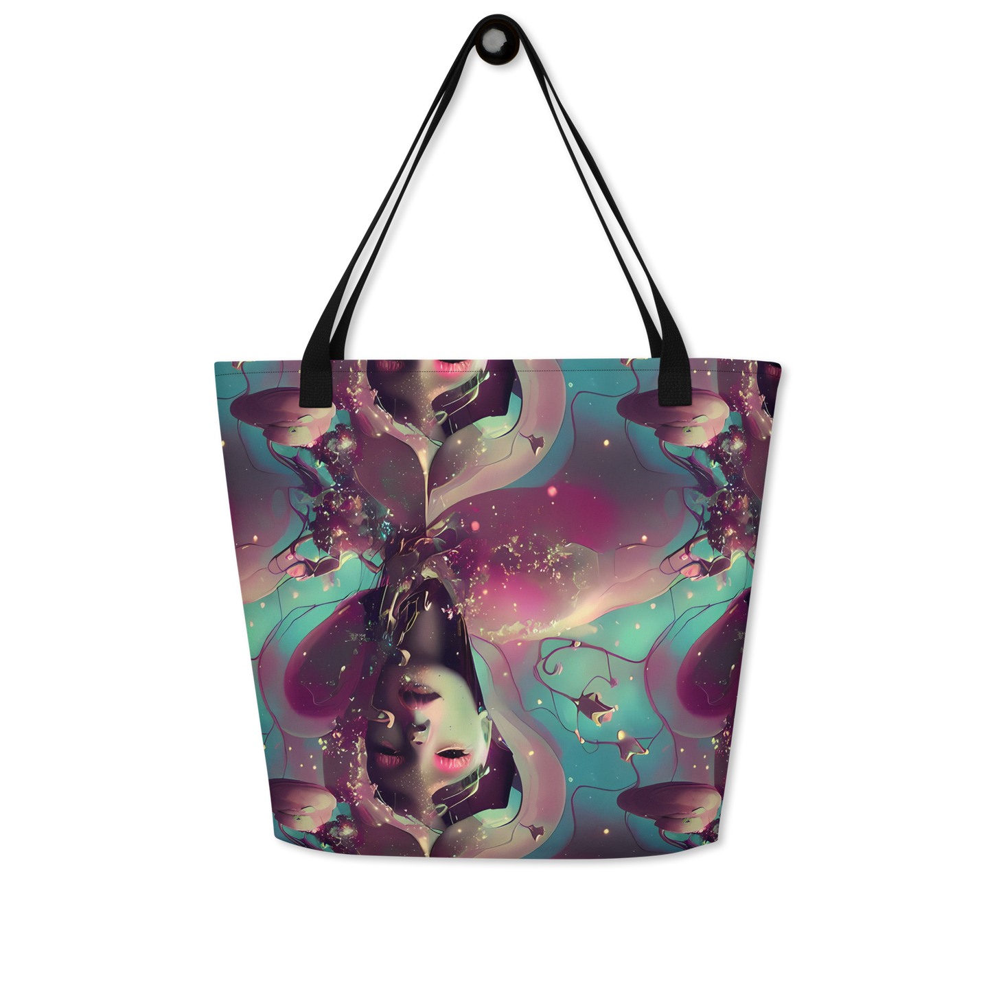 Large Tote Bag w/ Pocket - Nouveau Galaxy