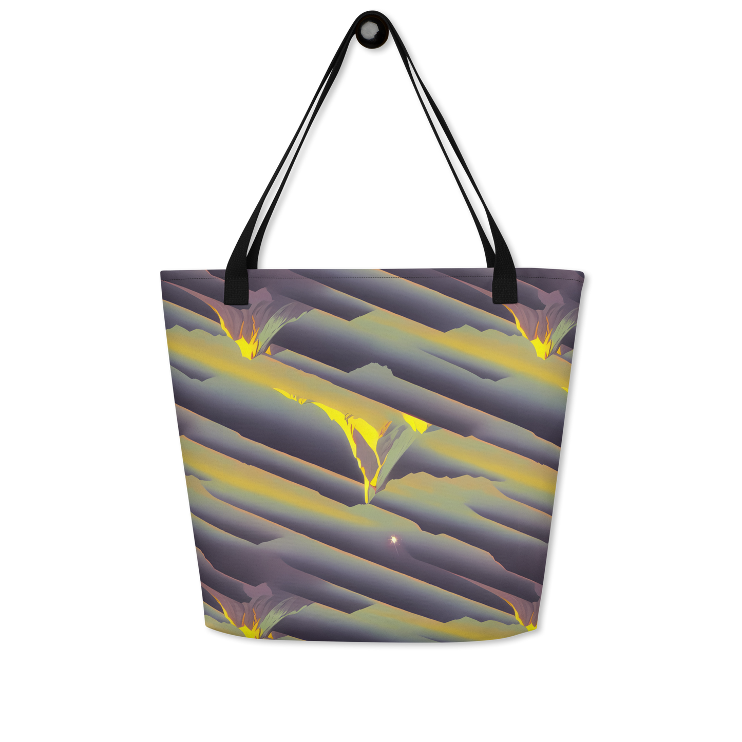 Large Tote Bag w/ Pocket - Surreal Summit