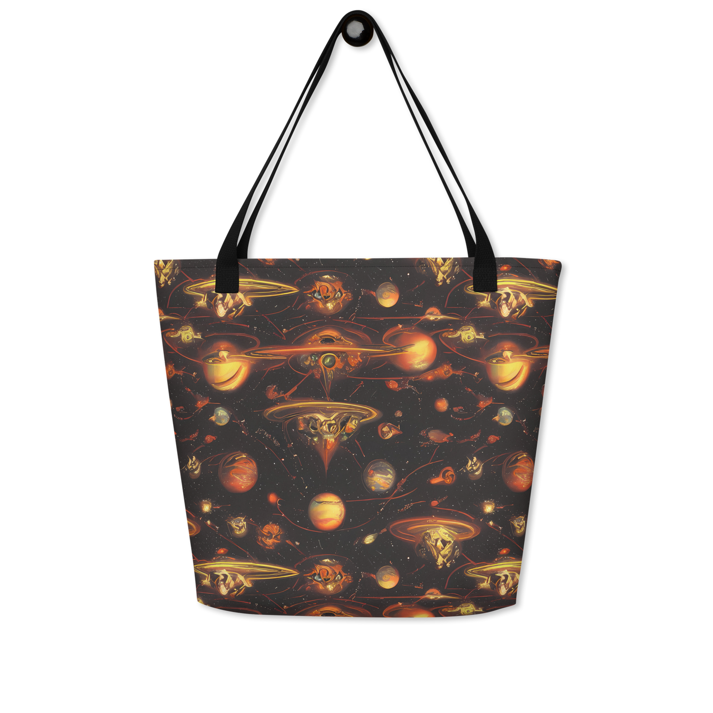 Large Tote Bag w/ Pocket - Murillo Vortex