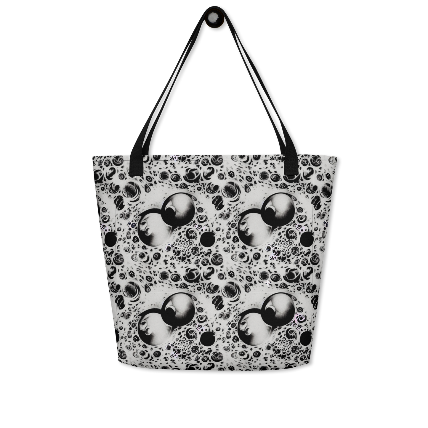 Large Tote Bag w/ Pocket - Crater Swirl
