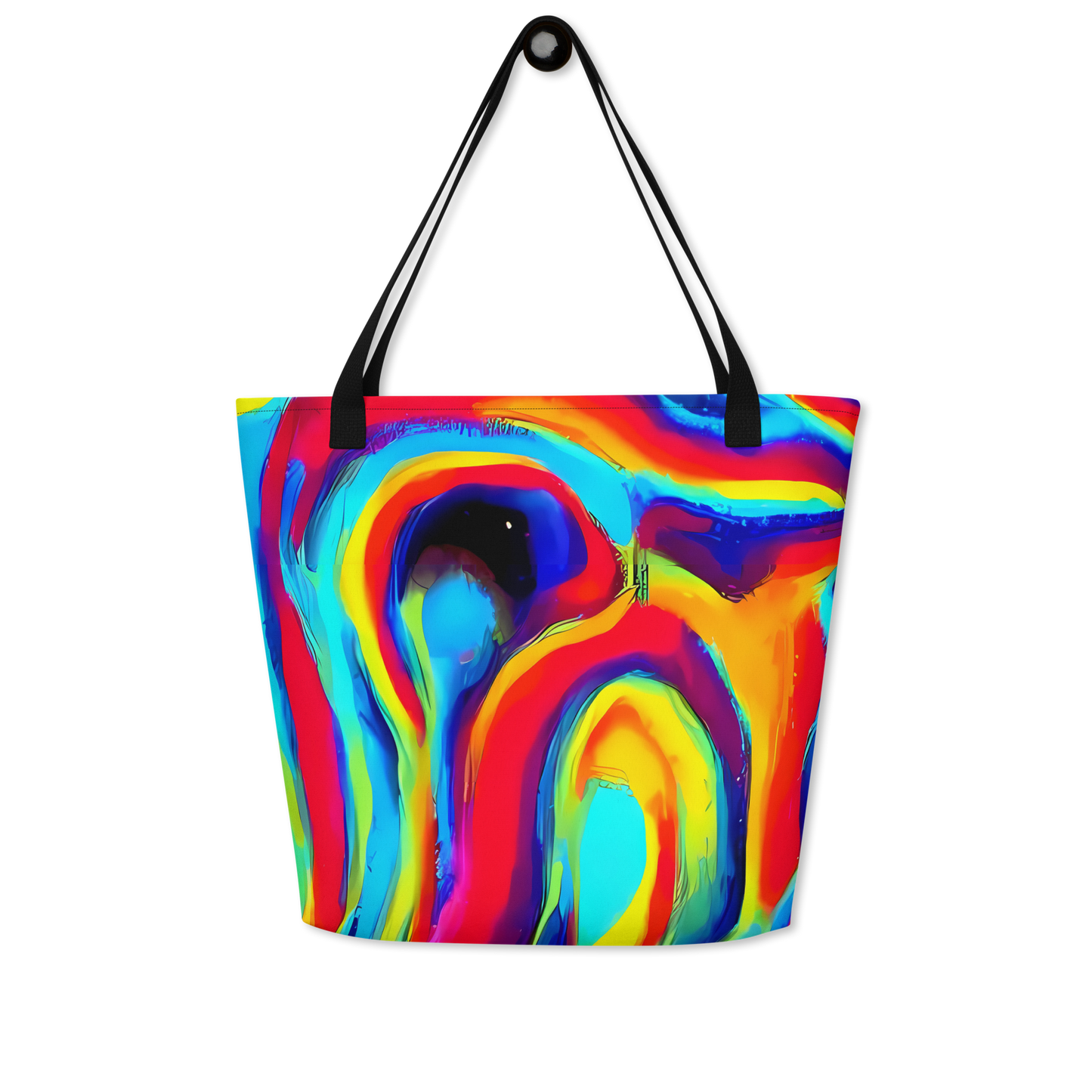 Large Tote Bag w/ Pocket - Stael Swirls