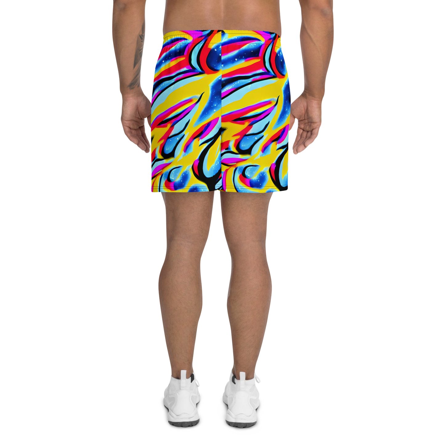 Men's Athletic Shorts - Electric Dreamscape